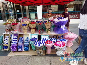 上饒七夕佳節(jié)鮮花配女友，禮品花卉銷售火爆，服裝餐飲等行業(yè)各顯神通